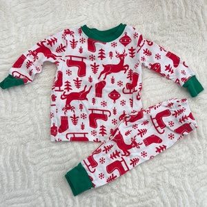 Carters 6m Christmas Festive Red and Green Kids Pajamas